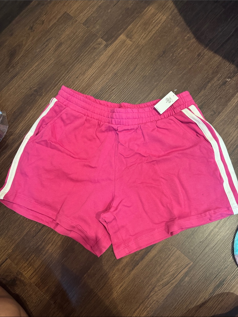 Old navy Pink Women's Athletic Lounge Shorts with Side Stripe